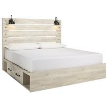Cambeck King Panel Bed With 2 Storage Drawers