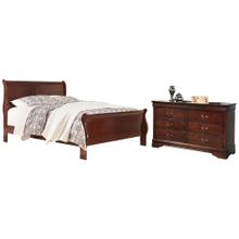 Queen Sleigh Bed With Dresser