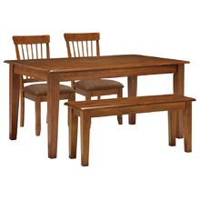 Dining Table and 2 Chairs and Bench