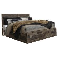 Derekson King Panel Bed With 6 Storage Drawers