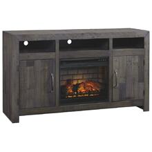 Mayflyn 62" TV Stand With Electric Fireplace