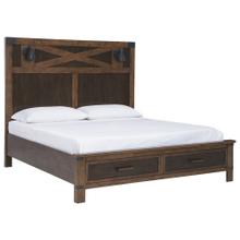 Wyattfield King Panel Bed With Storage