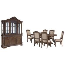 Dining Table and 6 Chairs With Storage