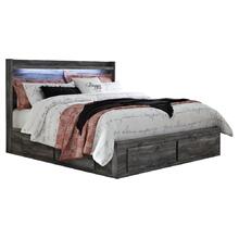 Baystorm King Panel Bed With 4 Storage Drawers
