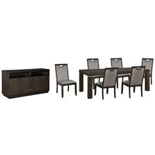 Dining Table and 6 Chairs With Storage
