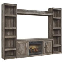 Wynnlow 4-piece Entertainment Center With Electric Fireplace