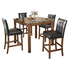 Theo Counter Height Dining Table and Bar Stools (set of 5)