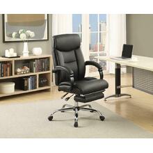 Transitional Chrome Office Chair