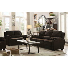 Northend Chocolate Two-piece Living Room Set