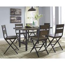 Counter Height Dining Table and 6 Barstools