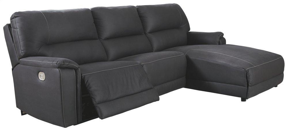 Henefer 3-piece Power Reclining Sectional With Chaise