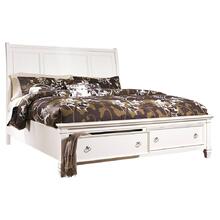 Prentice King Sleigh Bed With 2 Storage Drawers