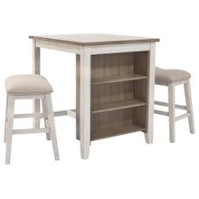 Skempton Counter Height Dining Room Table and Bar Stools (set of 3)