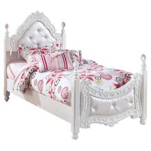Exquisite Twin Poster Bed