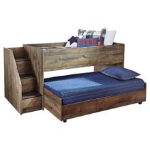 Trinell Twin Loft Bed With Pull-out Caster Bed