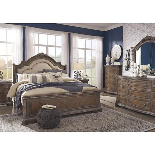 Charmond Queen Upholstered Sleigh Bed