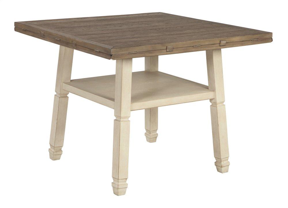 Counter Height Dining Table and 6 Barstools