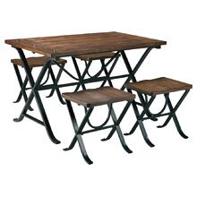 Freimore Dining Table and Stools (set of 5)