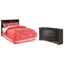 Full Sleigh Headboard With Dresser