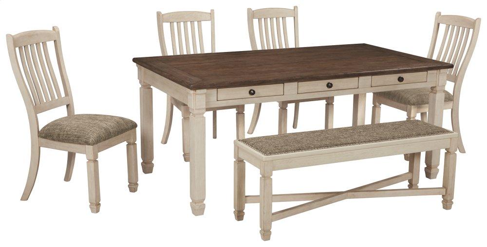 Dining Table and 4 Chairs and Bench