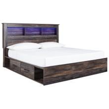 Drystan King Bookcase Bed With 2 Storage Drawers