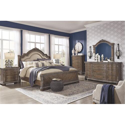 Charmond Queen Upholstered Sleigh Bed