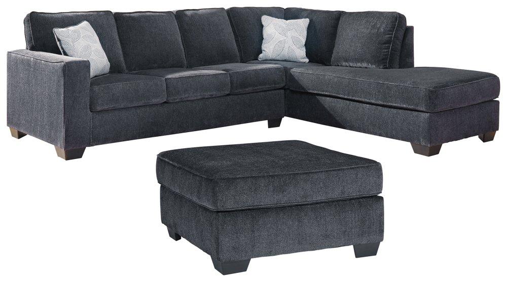 2-piece Sectional With Ottoman