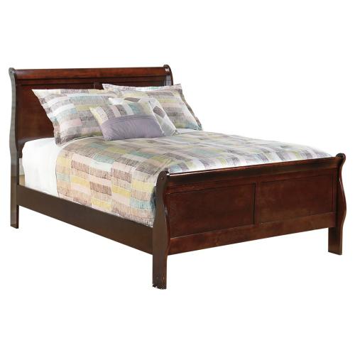 Full Sleigh Bed With 2 Nightstands