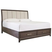 Brueban King Panel Bed With 2 Storage Drawers