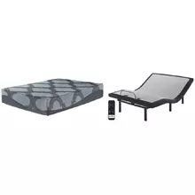 12 Inch Ashley Hybrid Queen Adjustable Base and Mattress