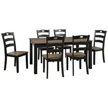 Froshburg Dining Room Table and Chairs (set of 7)