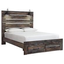 Drystan Queen Panel Bed With 2 Storage Drawers