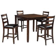 Coviar Counter Height Dining Table and Bar Stools (set of 5)