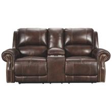 Buncrana Power Reclining Loveseat With Console