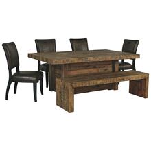 Dining Table and 4 Chairs and Bench