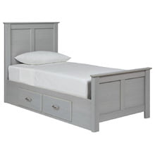 Arcella Twin Panel Bed With Storage