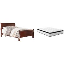 Queen Sleigh Bed With Mattress