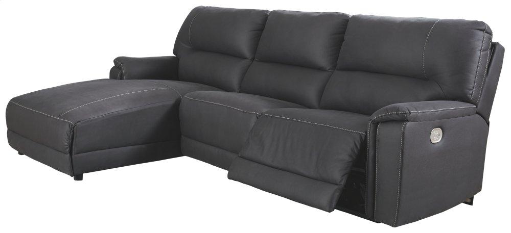 Henefer 3-piece Power Reclining Sectional With Chaise