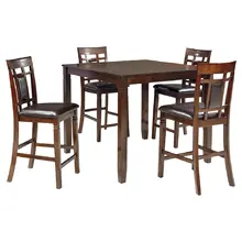 Bennox Counter Height Dining Table and Bar Stools (set of 5)