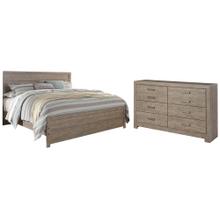 King Panel Headboard With Dresser