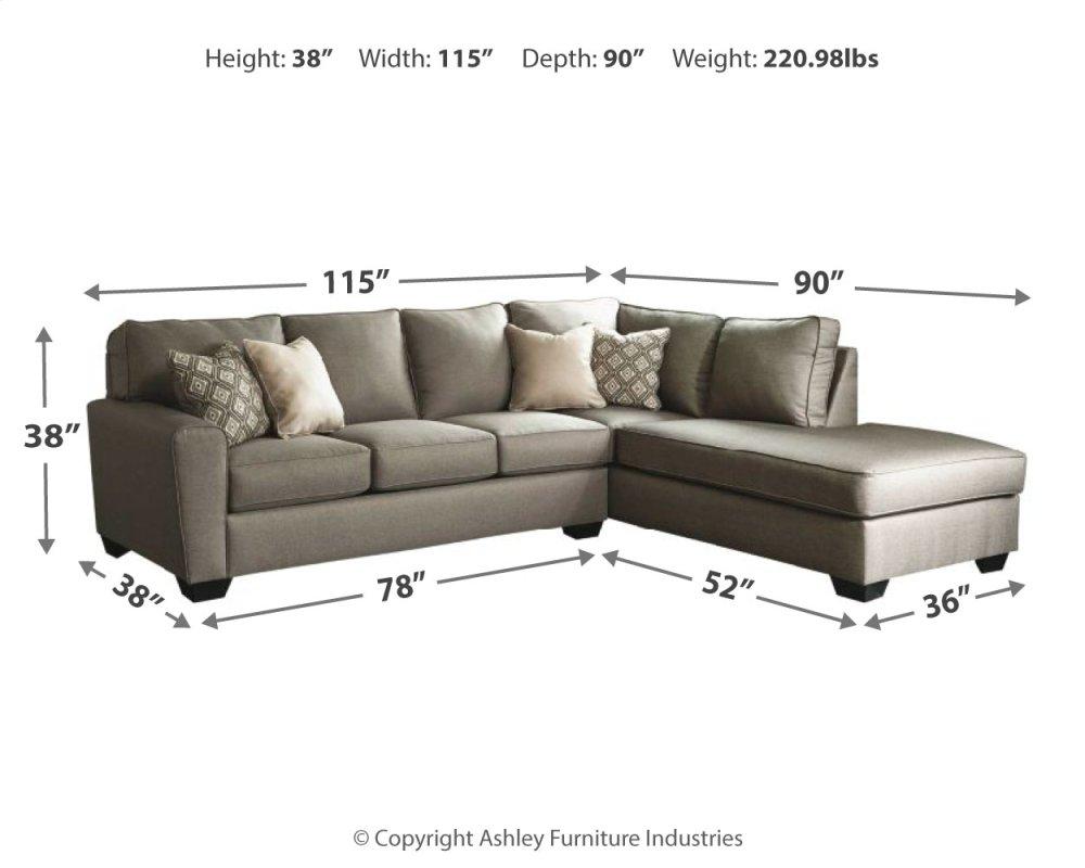 Calicho 2-piece Sectional With Chaise