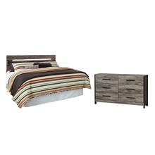 King/california King Panel Headboard With Dresser