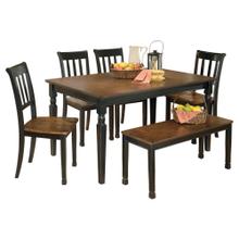 Dining Table and 4 Chairs and Bench