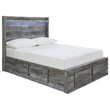 Baystorm Full Panel Bed With 4 Storage Drawers
