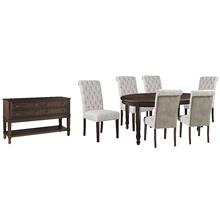 Dining Table and 6 Chairs With Storage