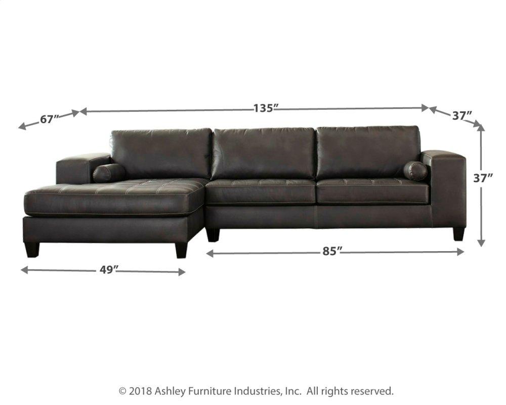 Nokomis 2-piece Sectional With Chaise