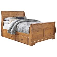 Bittersweet Queen Sleigh Bed With 2 Storage Drawers