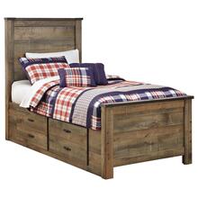 Trinell Twin Panel Bed With 2 Storage Drawers