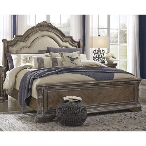 Charmond Queen Upholstered Sleigh Bed