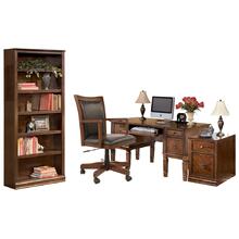Home Office Desk With Chair and Storage